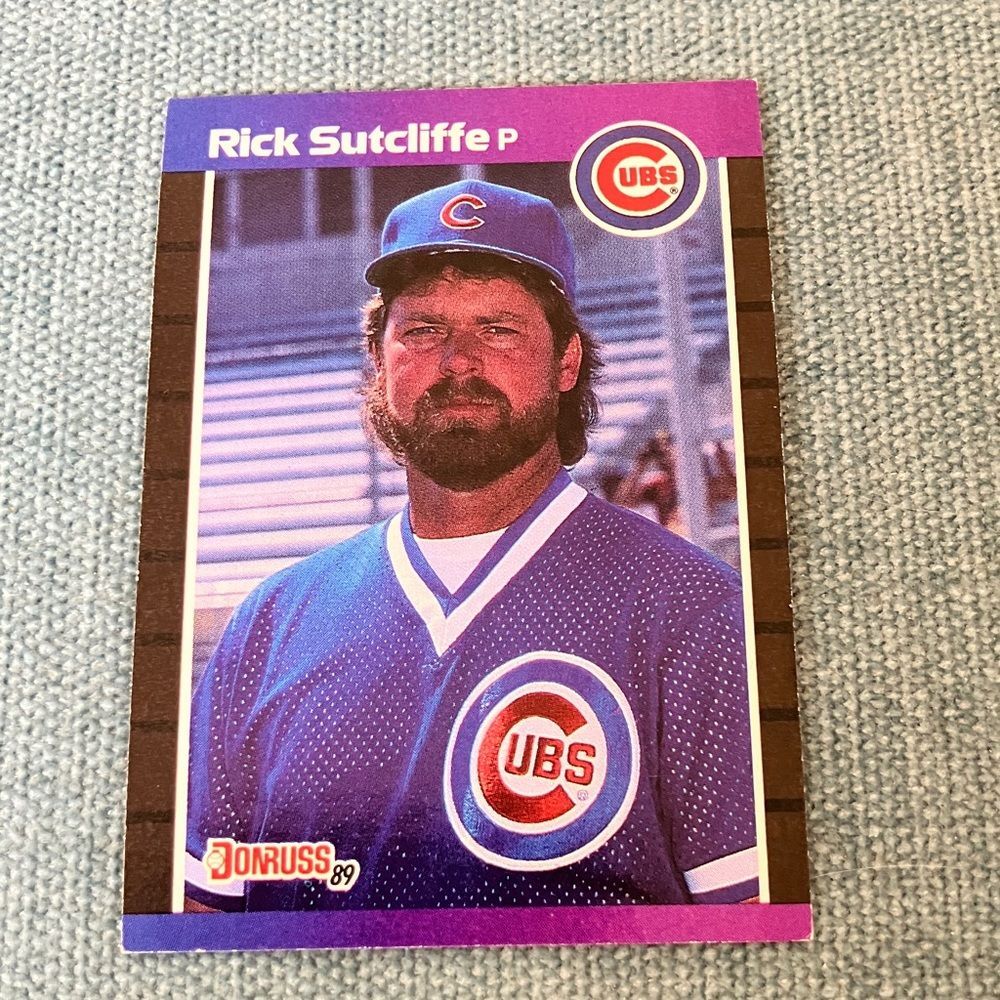 1989 Donruss Chicago Cubs Baseball Card Trading Card